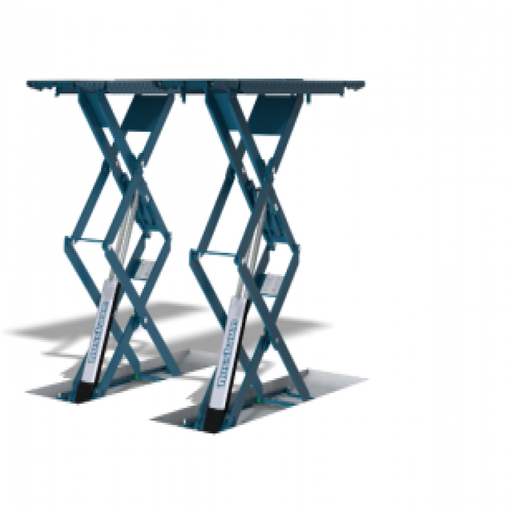 [NUBA-JLB0400001010D-5001] Cầu nâng cắt kéo nâng bụng 4 tấn, lắp chìm ( 3 pha, màu xanh)