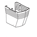 Nắp chụp cảm biến phía dưới - Phụ kiện dùng cho thiết bị kiểm tra góc đặt bánh xe dùng cho xe du lịch EXACT 70 PLUS II