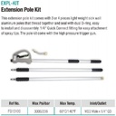 Bộ cần nối dài 206 bar (cho máy xịt rửa áp lực cao)