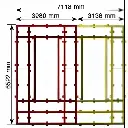 Bệ kéo nắn chìm sàn xe con 6522 x 3980 mm