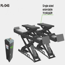 Cầu nâng cắt kéo kiểm tra góc đặt bánh xe 4.5 Tấn, Lắp chìm, Có bàn nâng phụ (3 pha, Màu xám RAL7016), chưa gồm đĩa lái