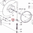 Ốc bắt khóa hãm dây khí - Phụ kiện dùng cho cuộn dây khí nén JAZ-0001B
