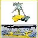 Bộ 04 chiếc kẹp khung xe SUV - phụ kiện cho Bệ kéo nắn lắp nổi cho xe con