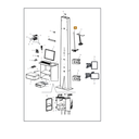 Khóa phanh - Phụ kiện dùng cho thiết bị kiểm tra góc đặt bánh xe Exact blacktech plus XR.