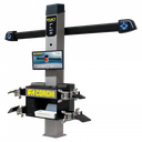 Thiết bị kiểm tra góc đặt bánh xe công nghệ 3D 2 camera nâng tự động, kẹp vành (màu xám RAL 9006)