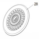 Roller ép lốp - Phụ kiện dùng cho máy ra vào lốp Master Jolly - Chuyên dùng cho Vinfast