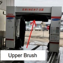 Chổi làm sạch phía trên - phụ kiện của máy rửa xe tự động