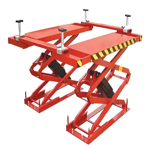 [GC-GC-30SSUV:01] Cầu nâng cắt kéo nâng bụng 3 tấn (3 pha, màu đỏ RAL 3001, có phụ kiện SUV).