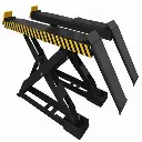 Cầu nâng cắt kéo kiểm tra góc đặt bánh xe 4.5 Tấn, lắp nổi (3 pha, màu đen RAL 9005, Gồm đĩa lái)