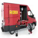 Máy ra vào lốp xe tải lưu động ( bao gồm bộ nguồn điện và hơi)