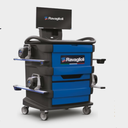 Thiết bị kiểm tra góc đặt bánh xe công nghệ CCD 8 cảm biến (gồm bộ máy tính, máy in hãng, kẹp lốp - màu xanh)