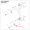 Bảng mạch LED cho camera POS - Phụ kiện dùng cho thiết bị kiểm tra góc đặt bánh xe EXACT BLACKTECH PLUS XR