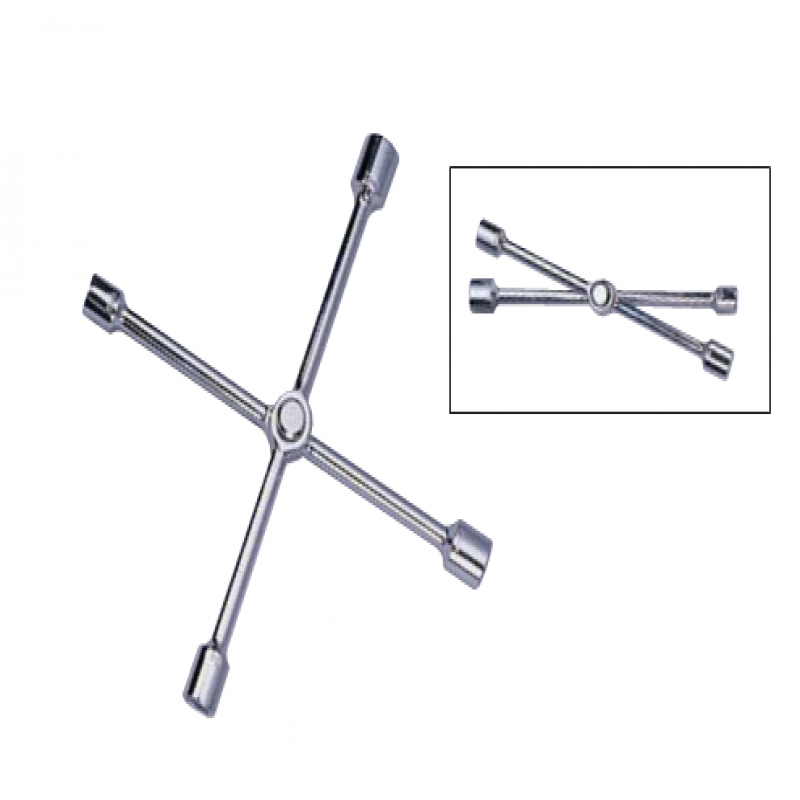 Tay vặn chữ thập đầu khẩu, cỡ 17, 19, 21, 23 mm