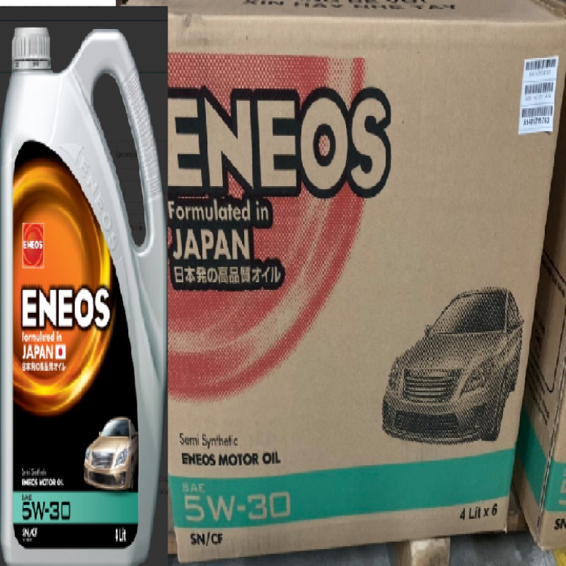 Dầu nhớt bán tổng hợp động cơ ô tô 4 kỳ SN/CF SAE 5W-30 (4Lx6)