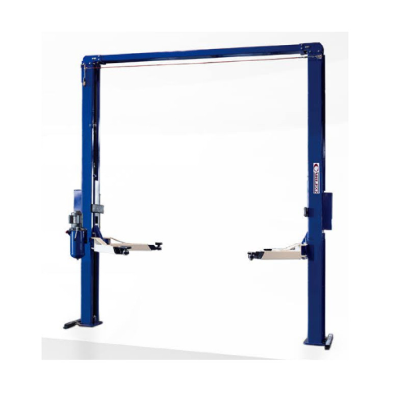 Cầu nâng 2 trụ thủy lực có cổng 4.5 tấn, màu xanh, model: SL-303SBW