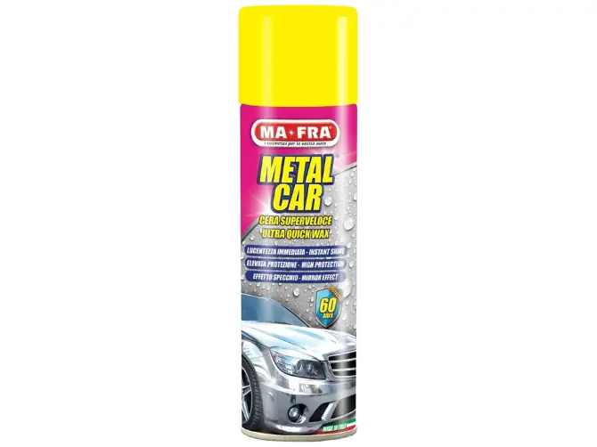 Hóa chất wax bóng bề mặt sơn METAL CAR SPRAY 500ML