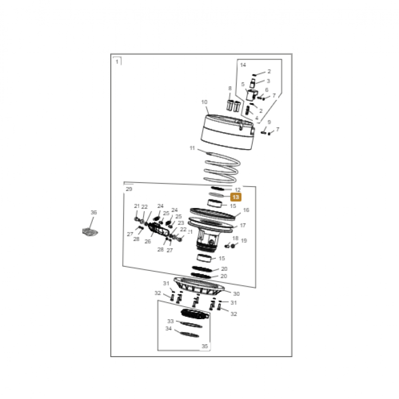 Gioăng D.60X50X5 - Phụ kiện dùng máy ra vào lốp MASTER JOLLY