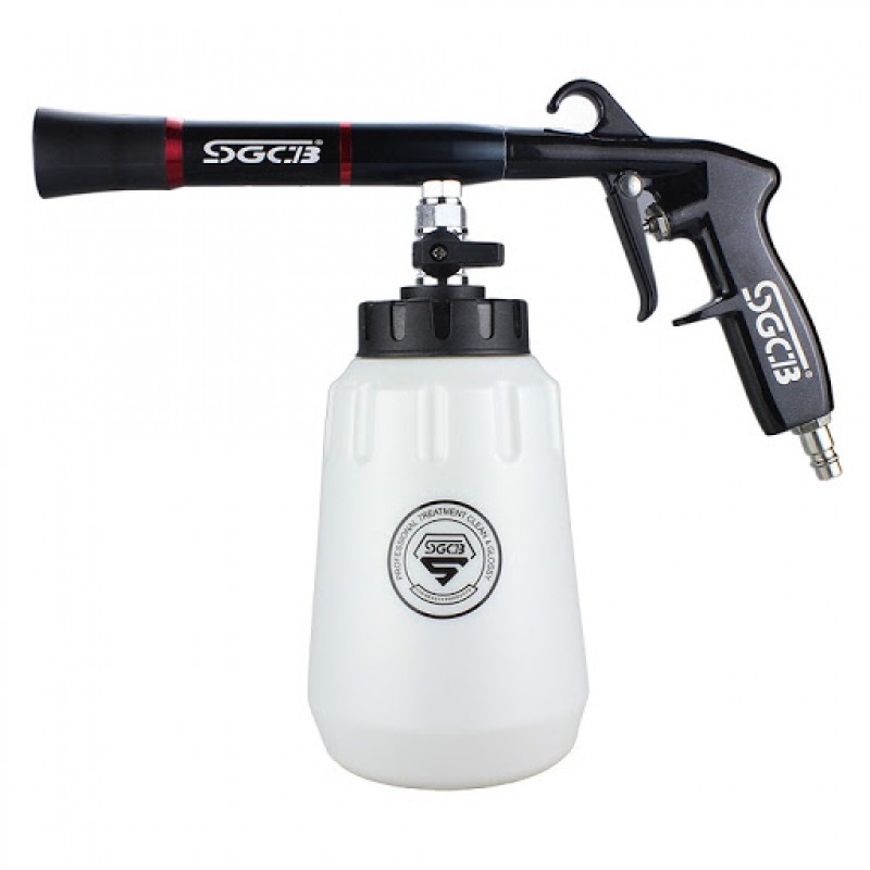 Súng phun hút Tornado lốc xoáy lõi nhôm, Bình chứa dưới 1000 mL (Vệ sinh đa năng)