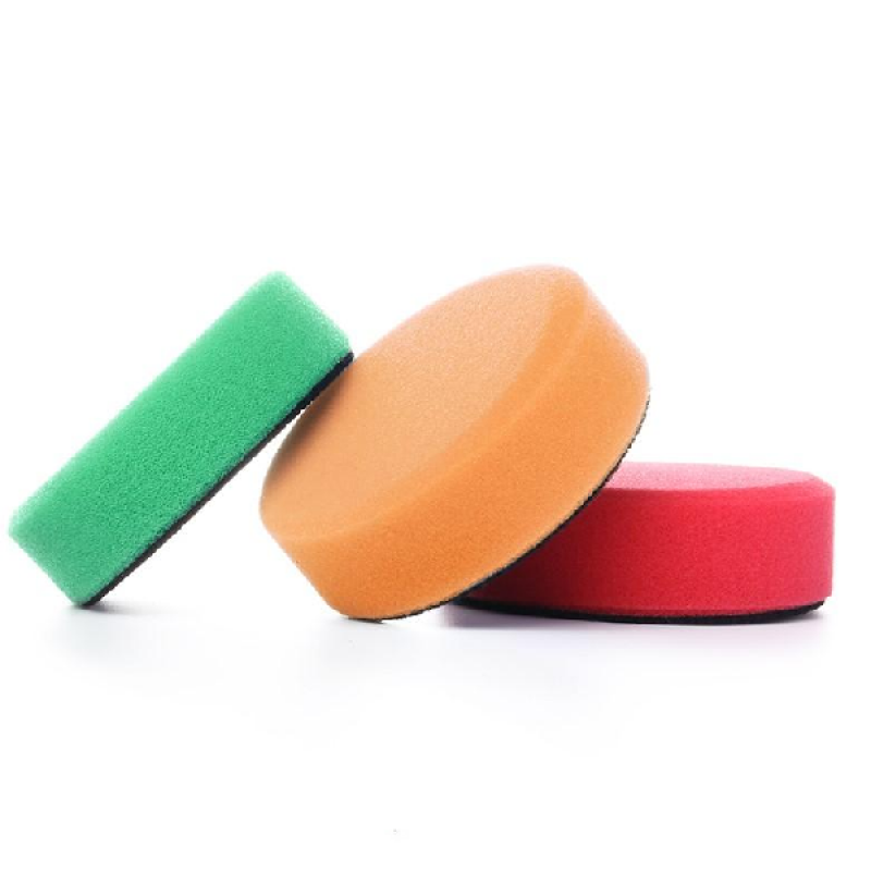 Bộ phớt đánh bóng bước 1-2-3, cỡ 2.2 inch (Bộ 3 chiếc, xanh lá-cam-đỏ)