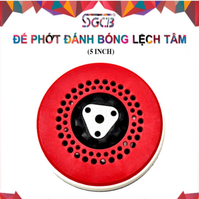 Đế gắn phớt đánh bóng DA, cỡ 5 inch x M14