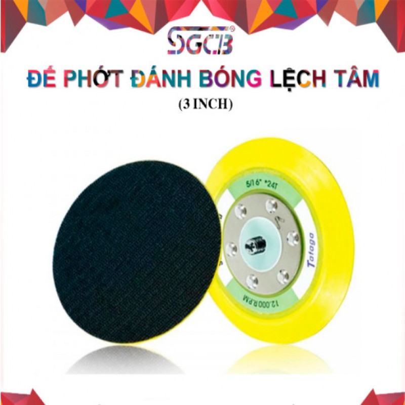 Đế gắn phớt đánh bóng DA, Cỡ 3 inch x M14
