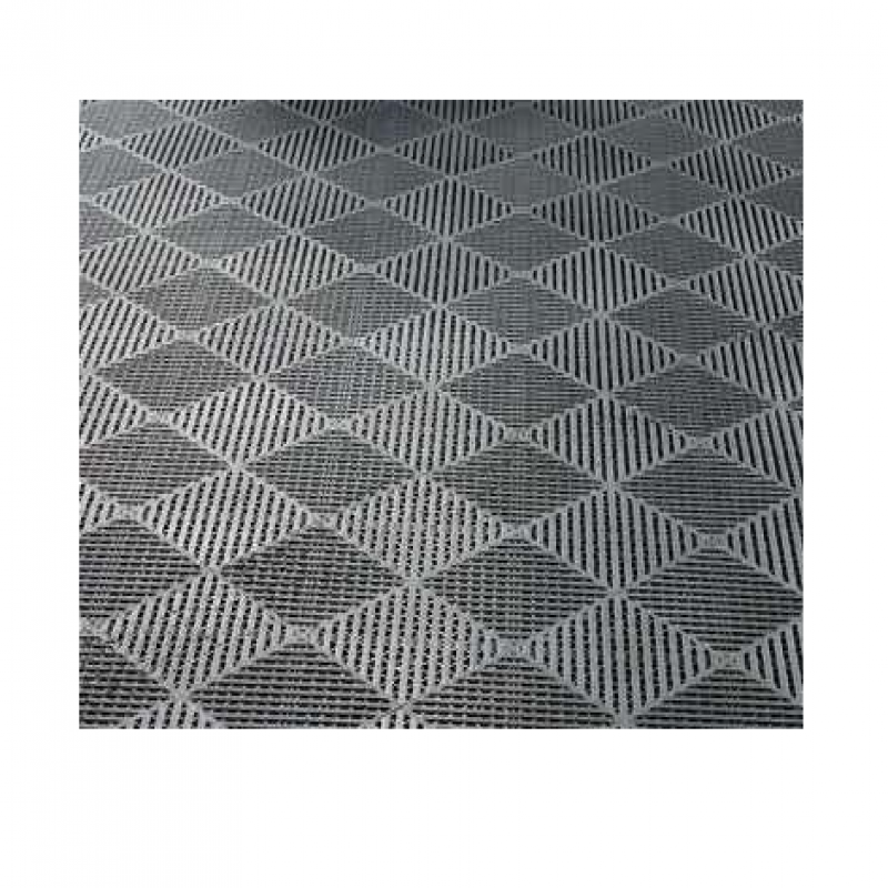 Tấm lót sàn nhựa PP 40 x 40 x 2 cm (màu ghi)