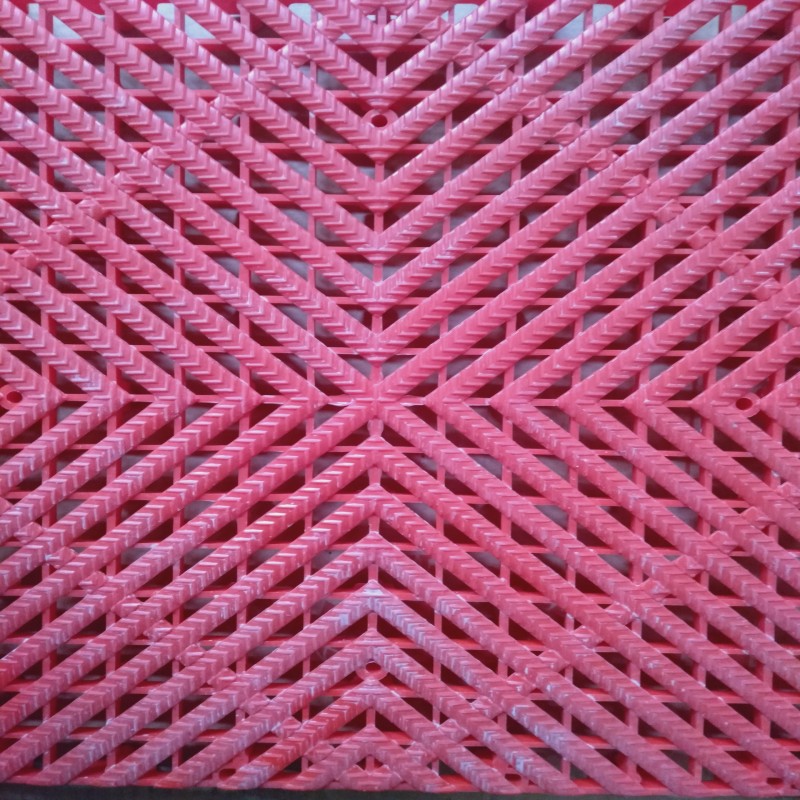 Tấm lót sàn nhựa PP 40 x 40 x 2 cm (màu đỏ)