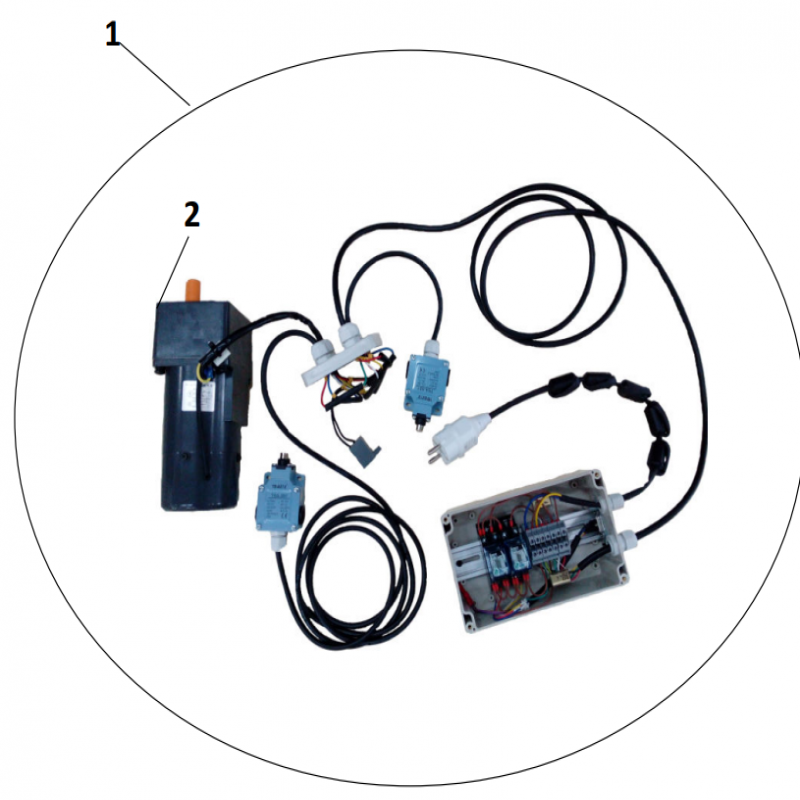 Mô tơ nâng hạ thanh camera - Phụ kiện dùng cho thiết bị kiểm tra góc đặt bánh xe EXACT LINEAR.