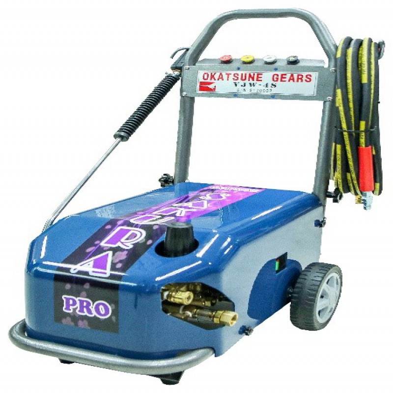 Máy rửa áp lực cao nước lạnh 140 Bar, 4 Kw (3 Pha, Kèm phụ kiện).