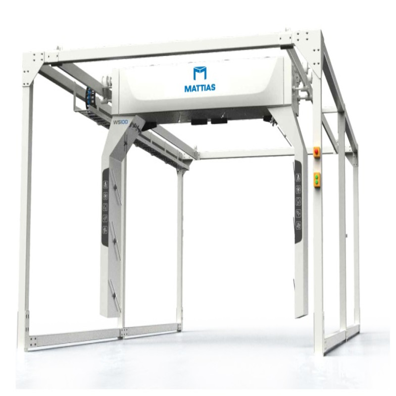 Thiết bị rửa xe tự động không chạm cho ô tô, nguồn điện:380V/50Hz/3PH,Model: K.M-WS100