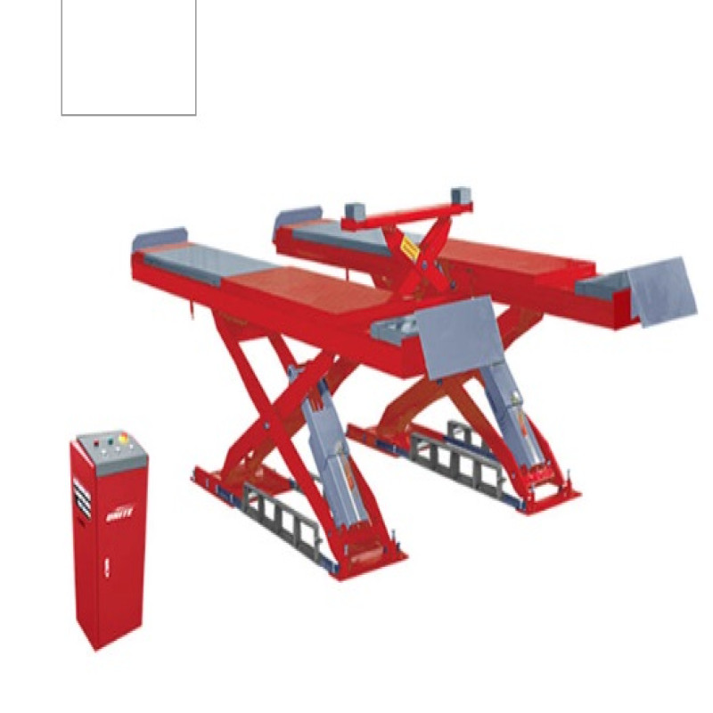 Cầu nâng cắt kéo kiểm tra góc đặt bánh xe 4.5 tấn, lắp chìm (3 pha , màu đỏ, chưa bao gồm đĩa lái)