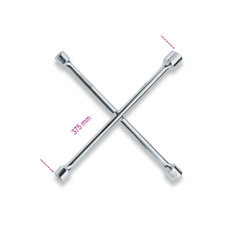 Tay vặn chữ thập đầu khẩu, cỡ 17x19x21x22 mm