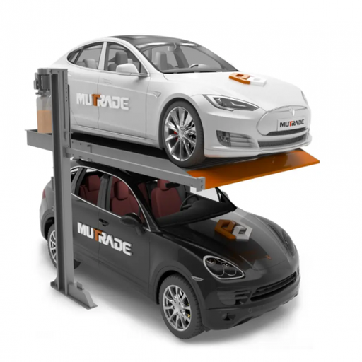 [MUTR-HYDROPARK-1127] Cầu nâng xếp xe 2.7 tấn, 2 trụ (2x1 khoang) (Loại A) (màu xám RAL7016))