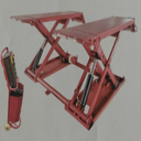 Cầu nâng cắt kéo di động 3 tấn (1 Pha, màu đỏ RAL3002), bao gồm bộ di chuyển cầu