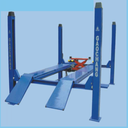 Cầu nâng 4 trụ 4 tấn, bàn nâng phẳng (3 pha, màu xanh RAL 3166).